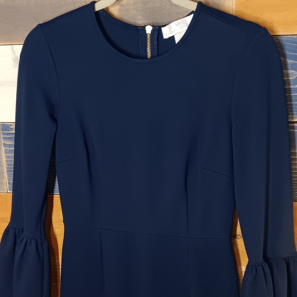 Rachel Parcell Dress XS Navy Blue Career Formal - Picture 5 of 8
